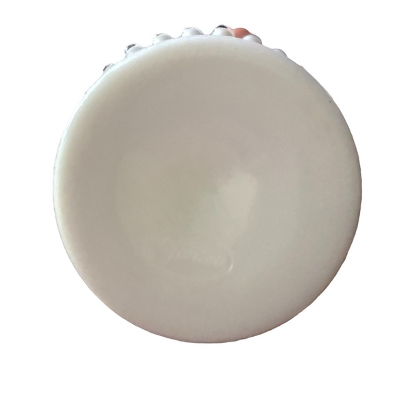 Vintage Fenton Silver Crest Milk Glass Compote Dish - Picture 6 of 8